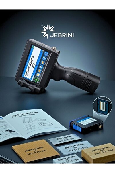 jebrini El Tipi Inkjet Kodlama Cihazı Tarih barkod Yazıcı Kablosuz Mürekkep P...