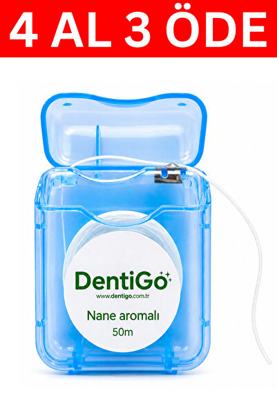DentiGo Diş İpi (Naneli) - 50m - Günlük Kullanım