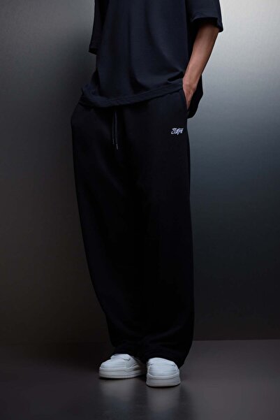 Slatra Trening negru basic Baggy pentru bărbați