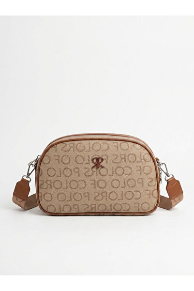 Çanta Trend Γυναικεία τσάντα μονόγραμμα μεσαίου μεγέθους 5 θέσεων Polo Of Colors