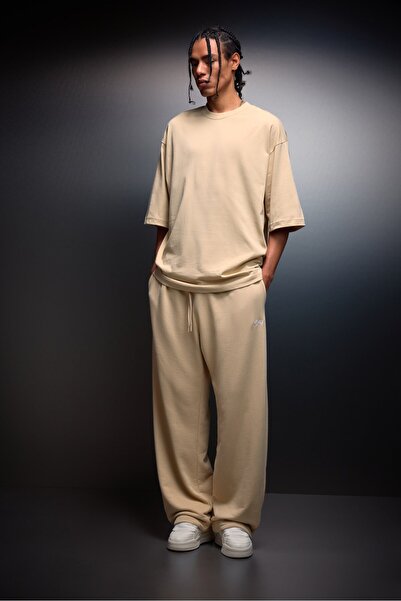 Slatra Trening largi pentru bărbați, bej, basic