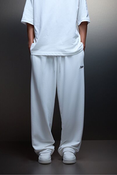 Slatra Trening largi pentru bărbați, ecru, basic