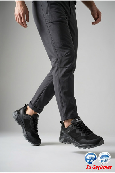 Slazenger ®   Ανδρικά αδιάβροχα μαύρα παπούτσια εξωτερικού χώρου I Premium İt...