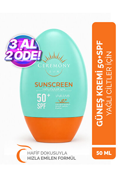 Ceremony Uva-Uvb High Protection Natural Looking Fast Absorbing 50+Spf Sunscr...