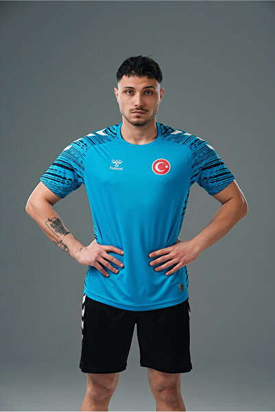 hummel Μπλουζάκι προπόνησης γραμμής εθνικής ομάδας Τυρκουάζ