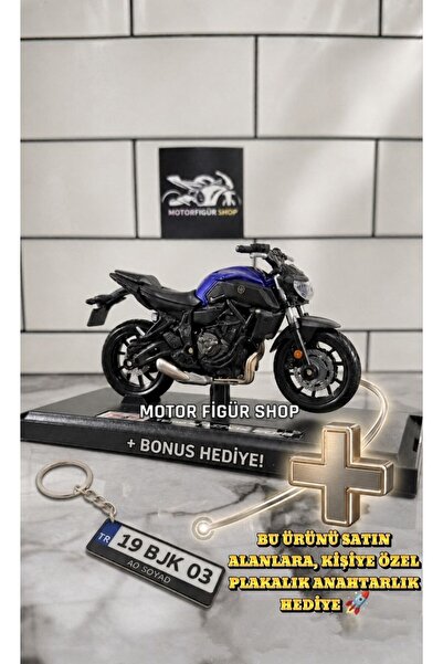 Generic Brand Maisto 1/18 2018 Yamaha Mt-07 Motorcycle Figure