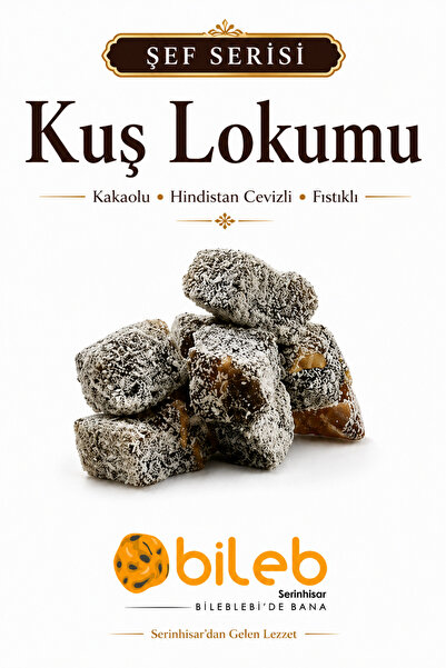 bileb serinhisar bi leblebi'de bana Şef Serisi Kuş Lokumu (Kakaolu Hindistan ...