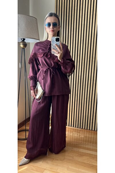 Cardella Κομψό και στυλάτο σετ με δαντέλα Yasmin και λεπτομέρεια από μανδύα, ...