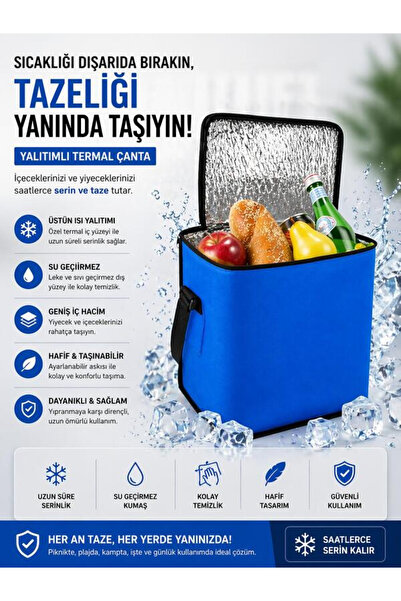 Ankaflex Araç Içi Termos Buzdolabı Buzluk Serin Tutucu Piknik Çantası Kamp Pl...