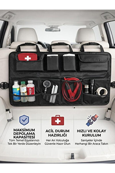 Ankaflex Araba Içi Koltuk Arkası Çanta Araç Içi Asmalı Cepli Eşya Çantası Oto Koltuk Arkası Organizer Ekipman
