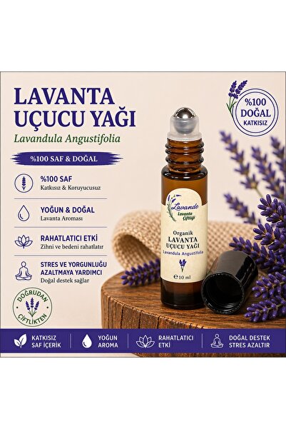 Lavande Lavanta Yağı (L. ANGUSTİFOLİA) 10ml-roll On