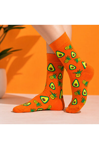 Çorap Kurdu Κάλτσες Unisex με μοτίβο φρούτων