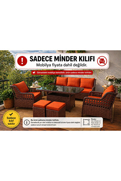 Rattano Garden Minder Kılıfı Mobilya fiyata dahil degildir