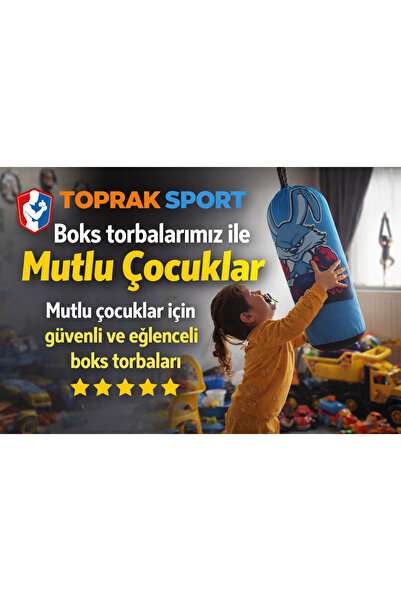 TOPRAK SPORT Eldiven Hediyeli Boks Torbası İçi Dolu