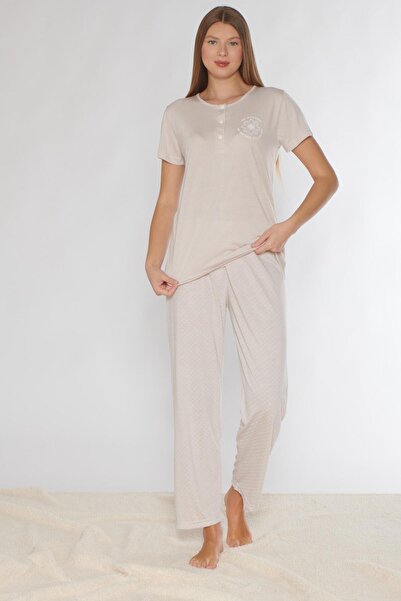 Alperi Short Sleeve Pajama Set Viscose 780-54