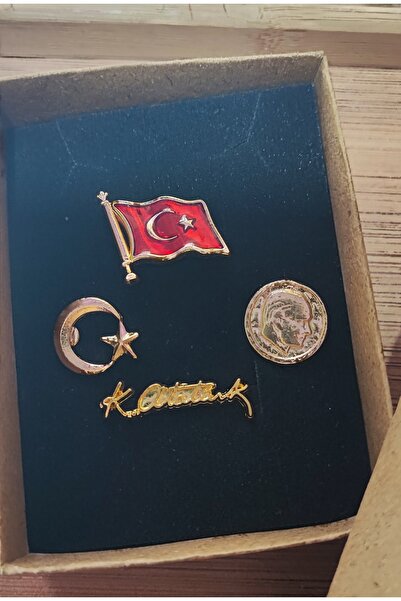Butenin Atölyesi 29 Ekim Türk Bayrağı, Ay Yıldız, Atatürk Büstü Ve Atatürk Im...