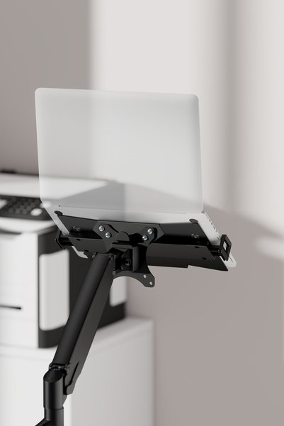 ErgoMekan Nbh-11 Laptop Stand (Vesa Compatible for All Monitor Stands) - (12-18 Inches)