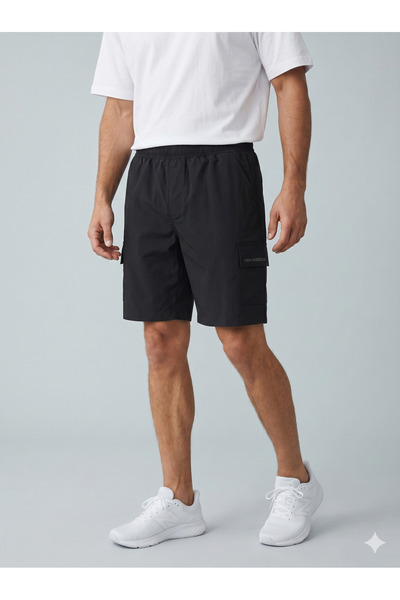 New Balance Ανδρικό αθλητικό σορτς NB Lifestyle σε μαύρο χρώμα