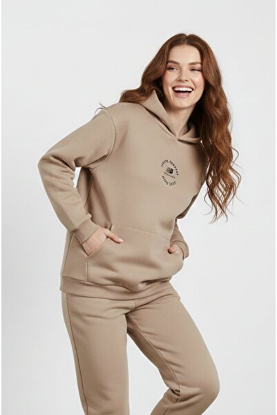 New Balance Unh3347-trd Γυναικείο φούτερ με κουκούλα και τσέπη καγκουρό, υπερ...