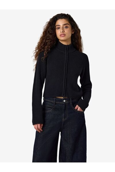 Noisy May Strickjacke Stehkragen