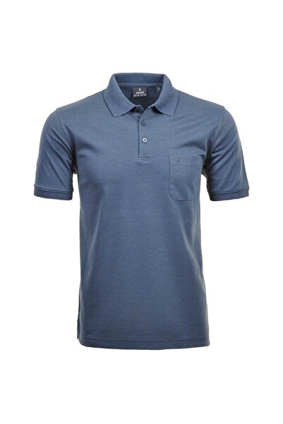 Ragman Herren Poloshirt - Oberteil, Softknit-Polo, Baumwollmischung, Brusttas...