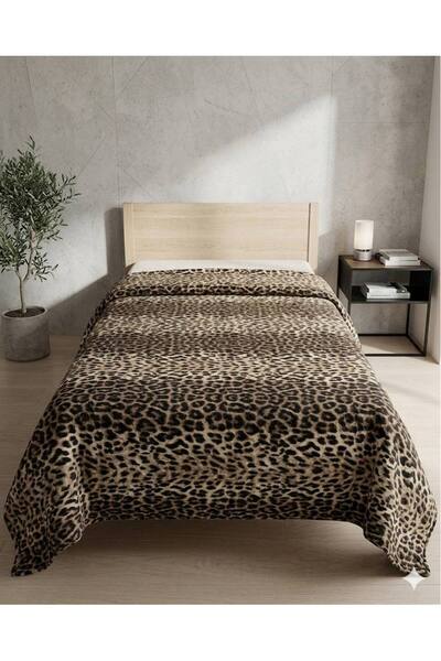 ŞENER HOME Λεοπάρ μοτίβο τυπωμένο 150x240 εκ. Μονό Πικέ
