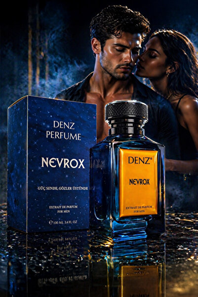 Denz Perfume Nevrox Afrodizyaklı Erkek Parfüm Maskülen Fresh Odunsu Kalıcı Et...