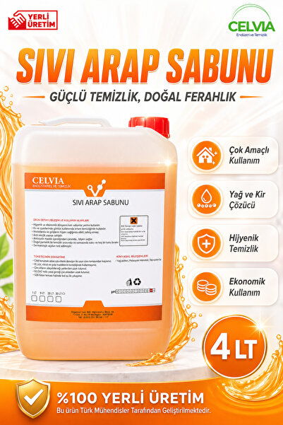 CELVIA Temizlik Sıvı Arap Sabunu Perfect 4kg