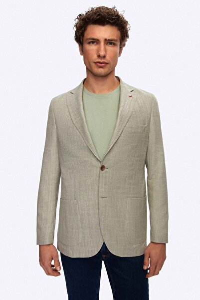 D'S Damat Υφασμάτινο μπουφάν Ds Damat Slim Fit Green printed