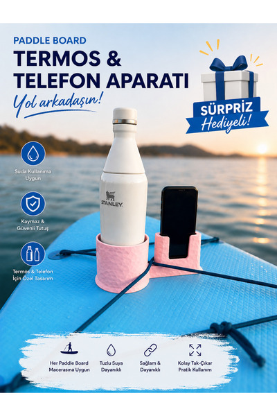 3B Paddle Board Sup Board Kano Kupa Termos Telefon Tutucu