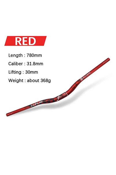ROBESBON Lunje Bisiklet Alüminyum Gidon 780mm 31,8mm Bisiklet Direksiyon Yede...