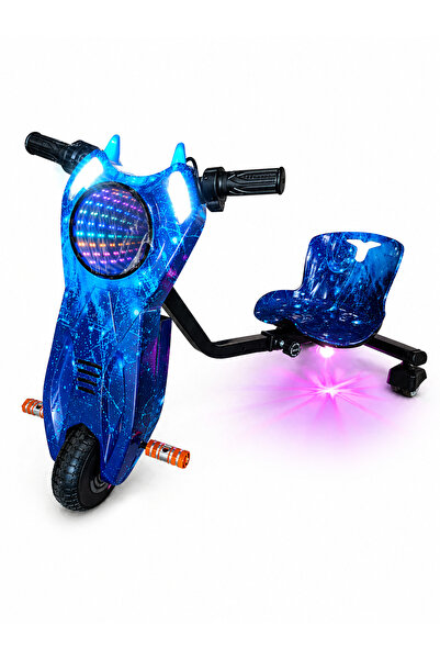 Scooter Electric drift scooter with 36V battery, protection kit, 3 speeds, LE...
