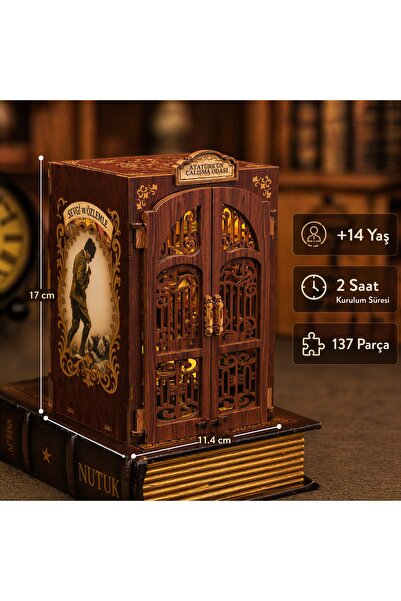 工芸品 Sweet Shop booknook + acrylic box DIY Book Nook Wooden