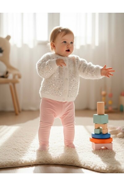 Barzey crafts Baby Sequin Cardigan