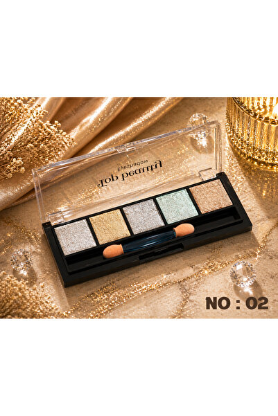Top beauty Shimmering Eyeshadow Palette No:02 (Eyeshadow)