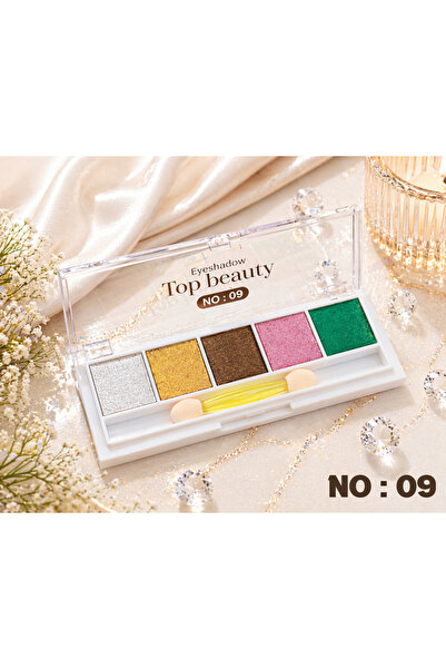 Top beauty Shimmering Eyeshadow Palette No:09 (Eyeshadow)