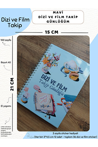 Else Craft Dizi ve Film Takip Günlüğü - Mavi - No:2