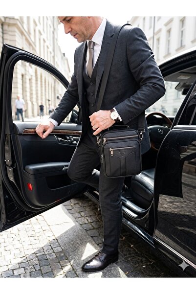 Newish Polo Synthetic Leather Messenger Bag Hand and Shoulder Bag - Medium Size