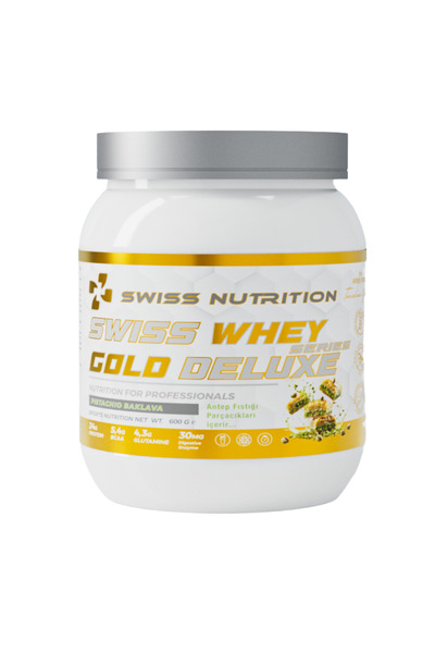 Swiss Nutrition WPC80-%80 Protein Whey Gold Deluxe Series Antep Fıstıklı Bakl...
