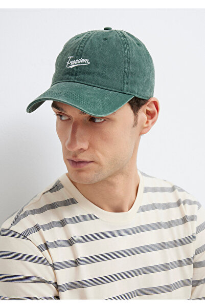 Mavi Bestickter grüner Hut 0911884-30695