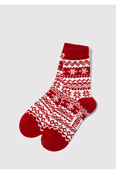Mavi Rote Stiefelsocken mit Neujahrsmotiv 1913698-34329