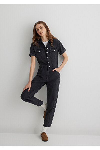 Mavi Doria Anthracite Iconic Jean Jumpsuit -101265-35283