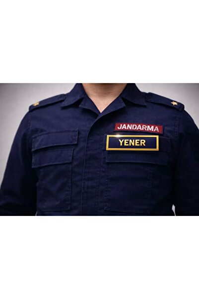 Outdoor One Jandarma Asayiş Askeri İsimlik Çırtlı Üniforma İçin – 004