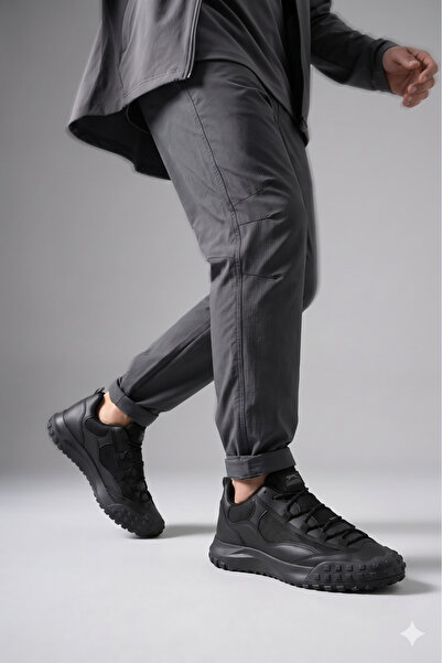 Slazenger Χειμερινά αδιάβροχα ανδρικά παπούτσια τύπου Trekking με κορδόνια Μα...