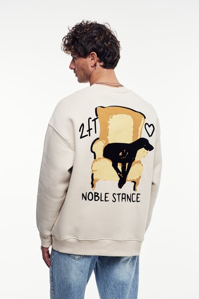 2512 Clothing Noble Stance Printed Graphic Sweatshirt