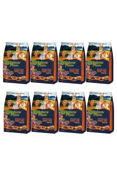 Nature Plan Premium Tavşan Yemi 800gr 8paket