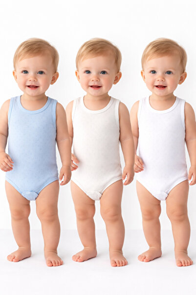 Baby Shez 100% قطن عضوي، 3 قطع، مناسب لعمر 0-3 سنوات، ملابس داخلية للأطفال حد...