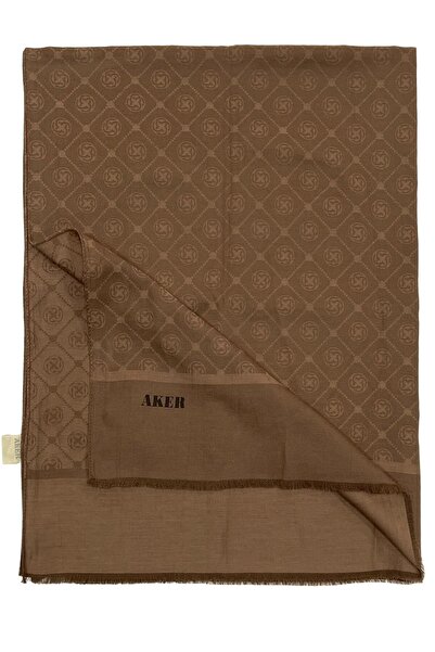 Aker Βαμβακερό σάλι - Σοκολάτα 931
