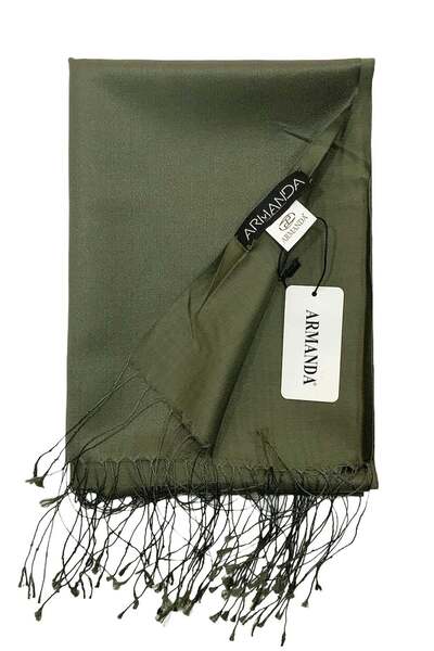 ARMANDA Μεταξωτό Σάλι - Χακί