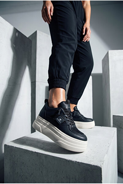 inizio Siyah Gizli Ökçe Kadın Sneaker WE1009